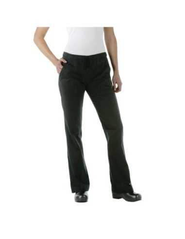 Pantalon de cuisine femme Chef Works Executive noir S