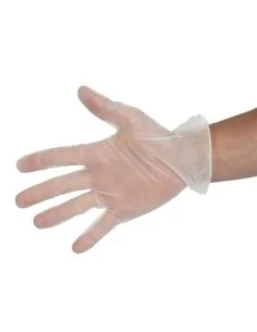 Gants en vinyle non poudrés Hygiplas L (lot de 100) 2