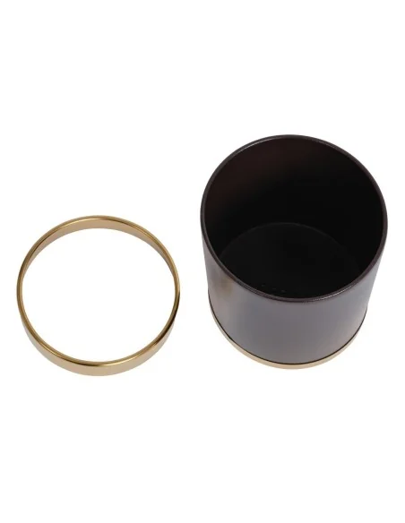 Corbeille à papier avec bordure dorée Bolero