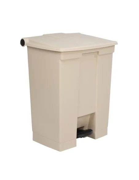 Conteneur à pédale Rubbermaid Step-On beige 68L