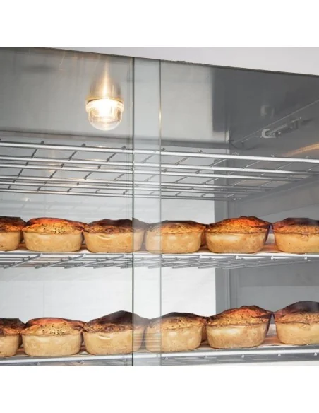 Vitrine chauffante économique Buffalo - Capacité 60 tourtes