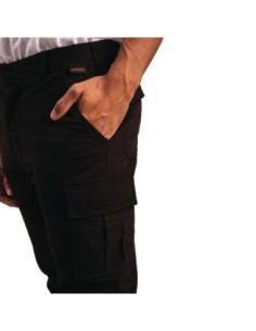 Pantalon homme slim stretch Cargo noir 42 2