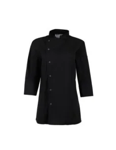 Veste de cuisinier femme ajustée Whites noire taille L