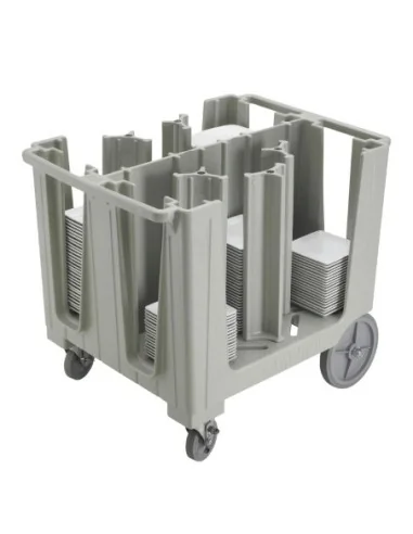 Chariot ajustable à assiettes Cambro 6 compartiments