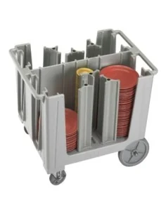 Chariot ajustable à assiettes Cambro 6 compartiments 2