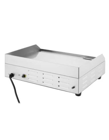 Plancha électrique en acier poli Buffalo