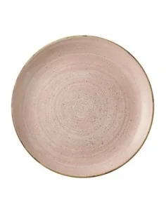 Assiettes avec rebord Churchill Stonecast Raw Terracotta Evolve 286mm (Lot de 12)