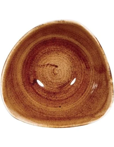 Bols triangulaires Churchill Stonecast Patina Vintage Copper 153mm (Lot de 12)