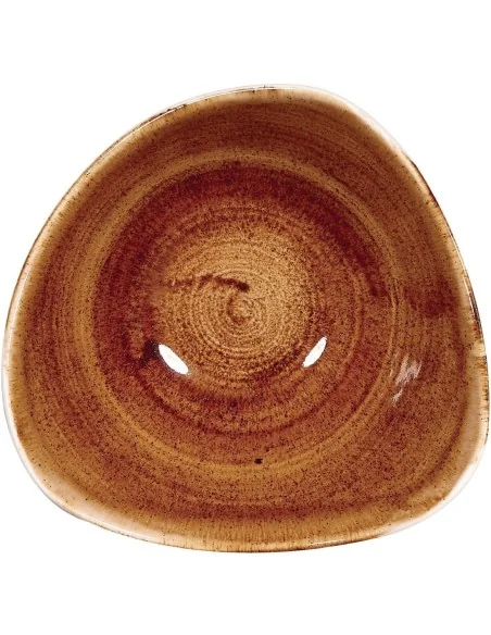Bols triangulaires Churchill Stonecast Patina Vintage Copper 153mm (Lot de 12)