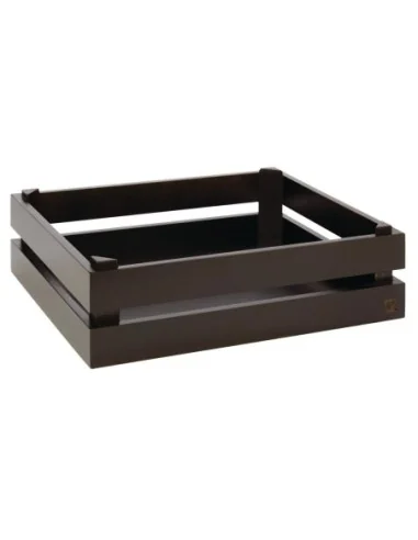 Caisse pour buffet Superbox APS noire GN 1/2