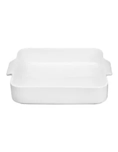 Plats à four carrés avec poignées Olympia Whiteware 260x225x50mm (lot de 2) 2