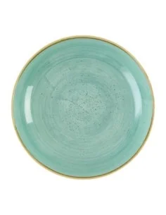 Assiettes coupes rondes Churchill Stonecast Mint 248mm (Lot de 12) 2
