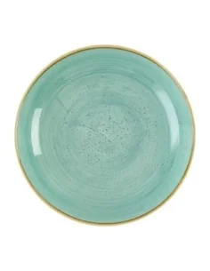 Assiettes coupes rondes Churchill Stonecast Mint 182mm (Lot de 12)