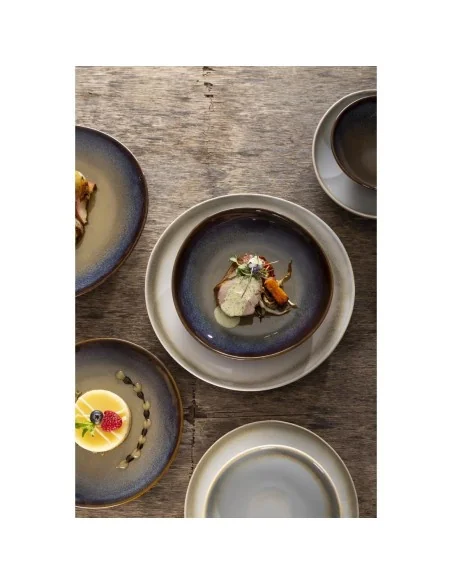 Saladiers Olympia Birch aubergine 205 mm (lot de 6)