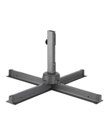 Parasol déporté professionnel Bolero Venice noir 3,5 m