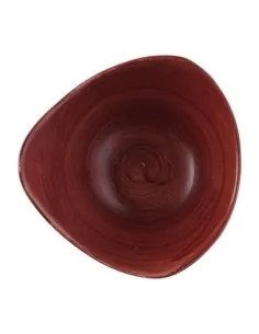 Bols triangulaires Churchill Stonecast Patina Red Rust 152mm (Lot de 12)