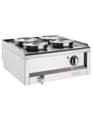 Bain-marie 4 pots Série 600 Buffalo