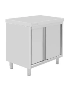 Armoire sur pieds en acier inoxydable Vogue 900x900x600mm 2