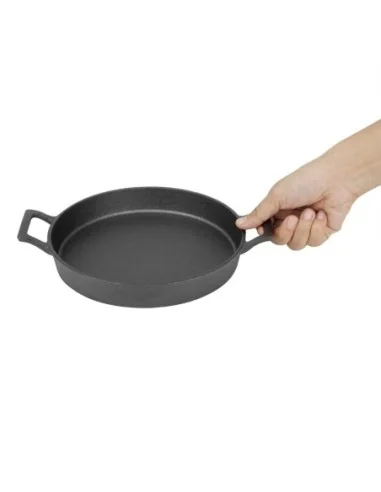 Plat à oreilles rond en fonte Olympia 200 mm