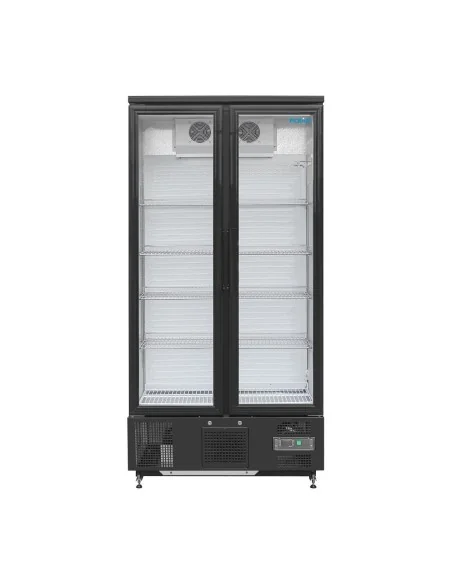 Arrière-bar vertical double porte battante Polar Série G 490L