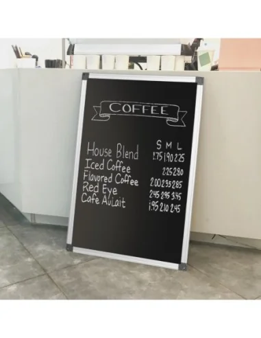 Tableau magnétique noir Olympia 600x900mm