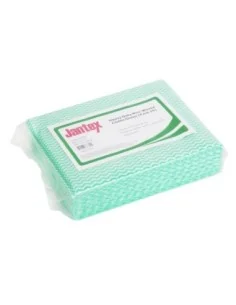 Chiffons non tissés très résistants Jantex verts (lot de 25)
