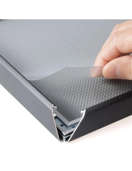 Cadre clipsable Europel A4 25mm noir mat