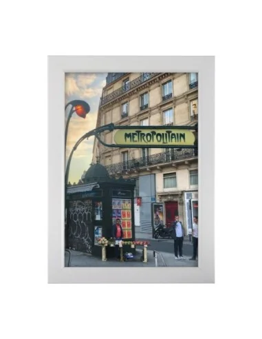 Cadre clipsable Europel A4 25mm blanc mat