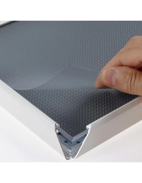 Cadre clipsable Europel A4 25mm blanc mat