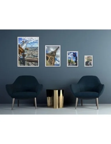 Cadre clipsable Europel A4 25mm blanc mat