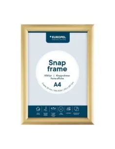 Cadre clipsable Europel A4 25mm doré
