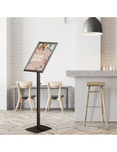 Porte-affiche Europel avec cadre clipsable A3 25mm noir