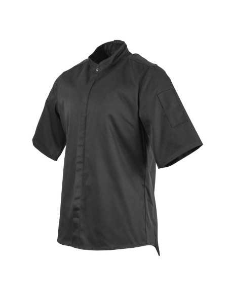 Veste col officier Southside noire - Taille L