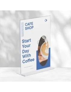 Présentoir de table Europel Budget T-standard A5 transparent 2