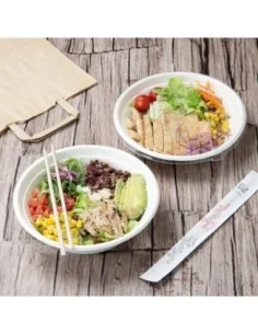 Bols à poke en bagasse Fiesta Compostable 909ml (lot de 50) 2