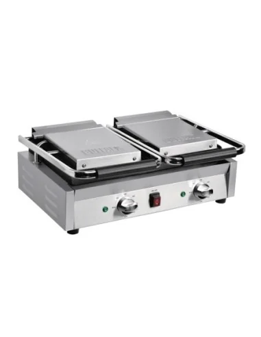Gril de contact double Bistro Buffalo rainuré/rainuré