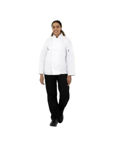 Veste de cuisine mixte Whites Vegas manches longues blanche XS