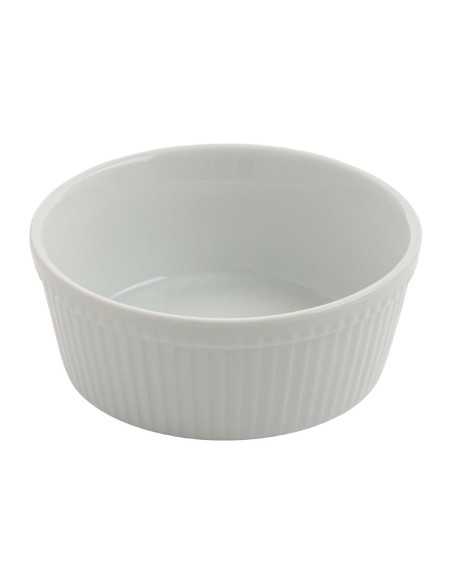 Plats à gratin ronds blancs Olympia 134mm (Lot de 6)
