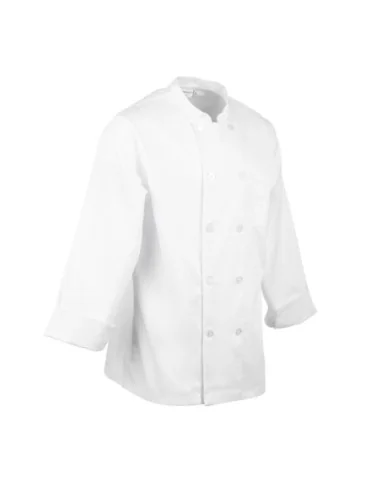 Veste de cuisine mixte Le Mans Chef Works blanche XL