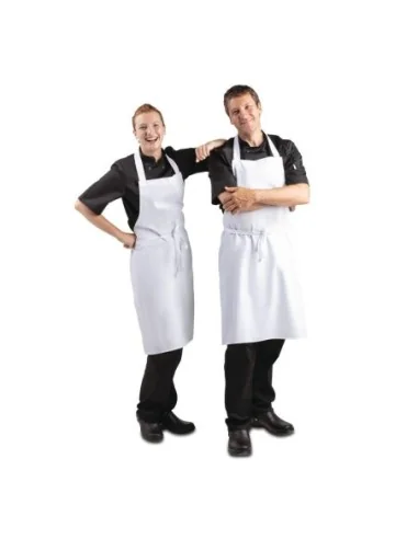 Tablier bavette Whites blanc