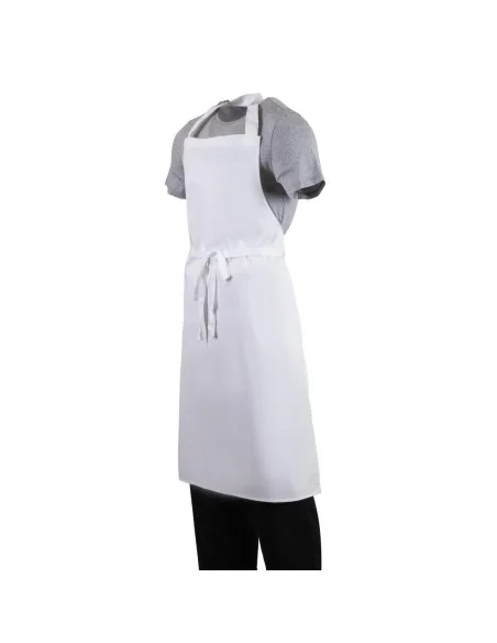 Tablier bavette Whites blanc XL