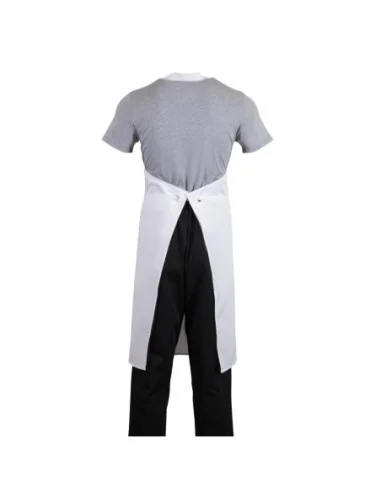 Tablier bavette Whites blanc XL