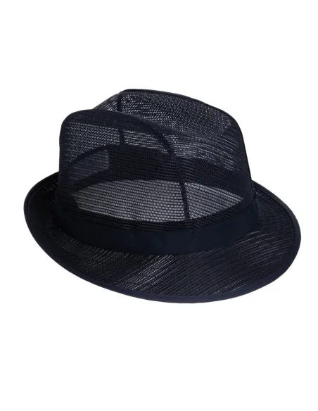 Chapeau Trilby bleu marine M