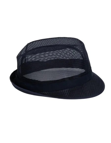 Chapeau Trilby bleu marine M
