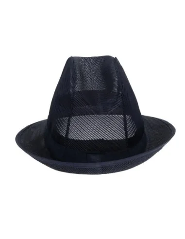 Chapeau Trilby bleu marine M