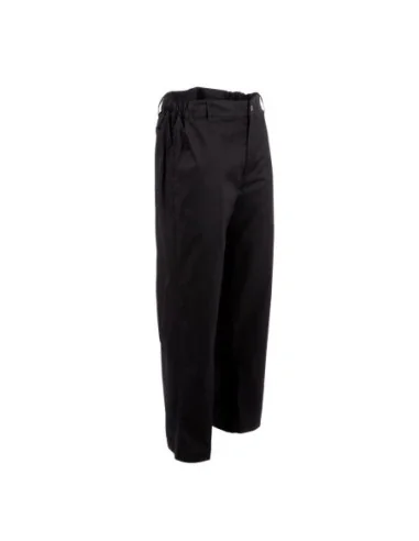Pantalon de cuisine mixte Chef Works Professionnel chevrons noirs S