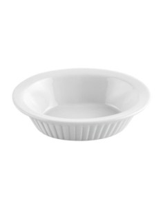 Plat à tourte ovale blanc Olympia (Lot de 6) 2
