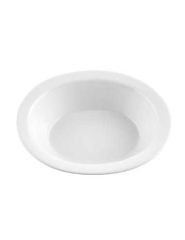 Plat à tourte ovale blanc Olympia (Lot de 6)