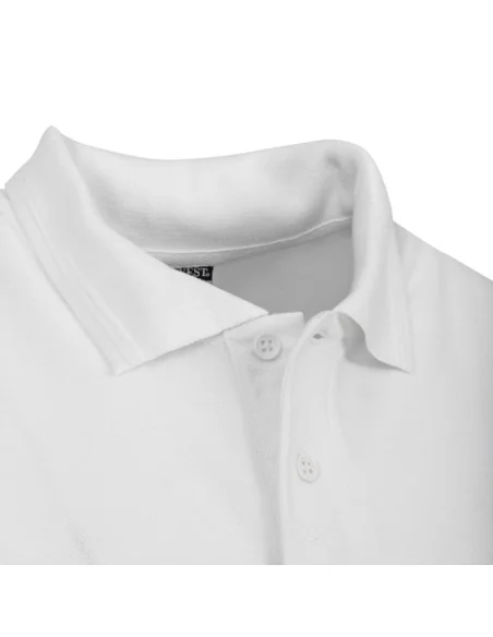 Polo mixte blanc S