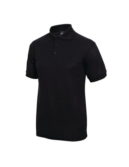 Polo mixte noir M